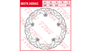 Zwevende Remschijf TRW MSTR242RAC