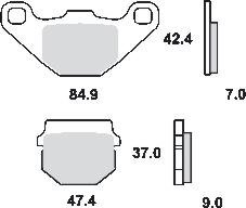 Remblokkenset   mcb519 SR*