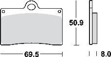 Remblokkenset   mcb540 SRQ*