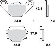 Remblokkenset MCB555 LF