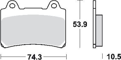 Remblokkenset MCB559SV