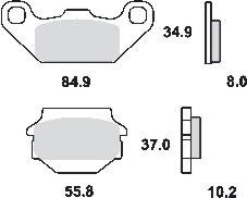 Remblokkenset MCB560SI