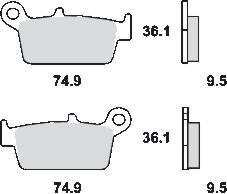 Remblokkenset MCB575