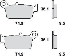 Remblokkenset MCB575SI