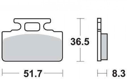 Remblokkenset MCB589