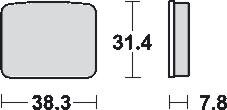 Remblokkenset MCB596*