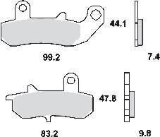 Remblokkenset MCB612SH