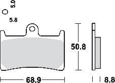 Remblokkenset MCB616*