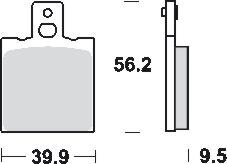 Remblokkenset MCB623*