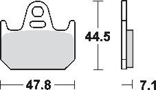 Remblokkenset MCB636*