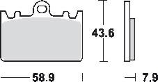 Remblokkenset MCB643