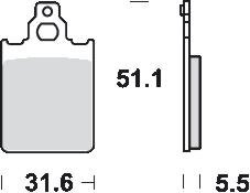 Remblokkenset MCB651*