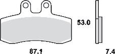 Remblokkenset MCB652*