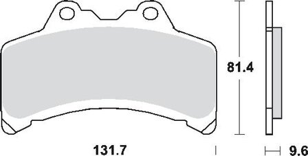 Remblokkenset MCB655*