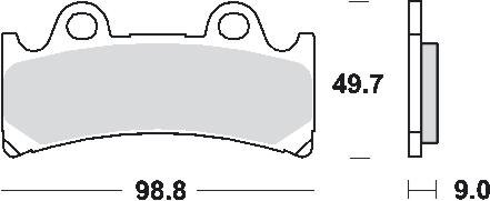 Remblokkenset MCB656*