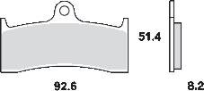 Remblokkenset MCB660 CRQ*