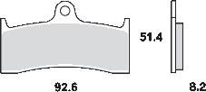 Remblokkenset MCB660 SRQ*