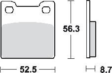 Remblokkenset MCB678*