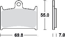 Remblokkenset MCB690SV