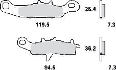 Remblokkenset MCB697 RSI*