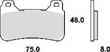 Remblokkenset MCB755SRT