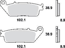 Remblokkenset MCB764 SH*