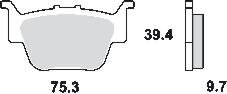 Remblokkenset MCB769 SI*