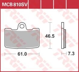 Remblokkenset MCB810 SV*