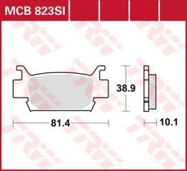 Remblokkenset MCB823 SI*