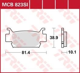 Remblokkenset MCB823 SI*