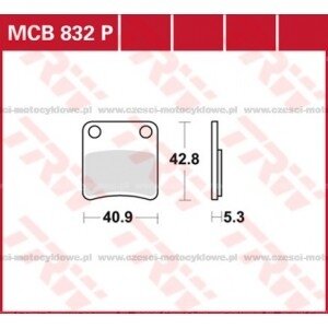 Remblokkenset MCB832P