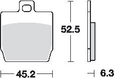 Remblokkenset MCB701 LF*