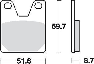 Remblokkenset MCB702