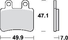 Remblokkenset MCB735*