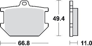 Remblokkenset  MCB68*