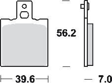 Remblokkenset  MCB75RQ*