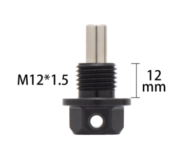 Aftapplug M12 x 1,5 met magneet