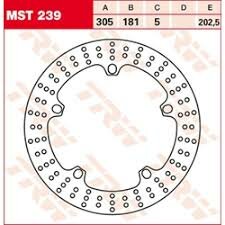 R1100RT zonder ABS Remschijf (star)  Lucas MST239 (5mm)