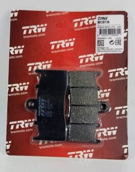 R850R 1999-2007 (R28)   Remblokkenset voor 1 remklauw, MCB736