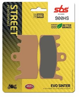 Remblokkenset voor 1 remklauw, 900HS SBS  BRAKE PADS SINTER  (Brembo Remklauwen),