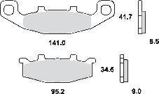 Remblokkenset EBC129