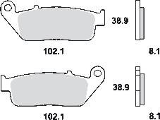 Remblokkenset MCB598SV