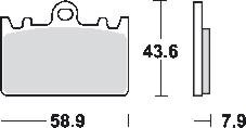 Remblokkenset MCB643