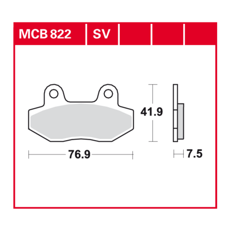 Remblokkenset MCB822