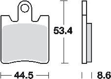 Remblokkenset MCB706SV