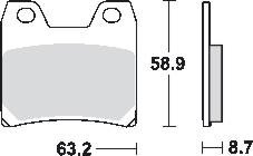 Remblokkenset MCB725SH