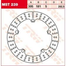 R1100RT zonder ABS Remschijf (star)  Lucas MST239 (5mm)