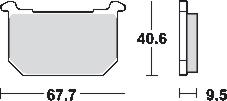 Remblokkenset   mcb516 LF*