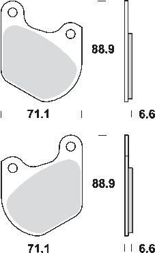 Remblokkenset   mcb518*