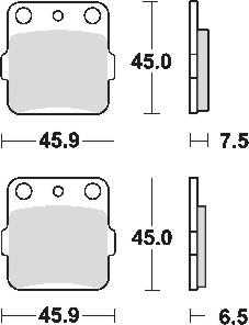 Remblokkenset   mcb538*